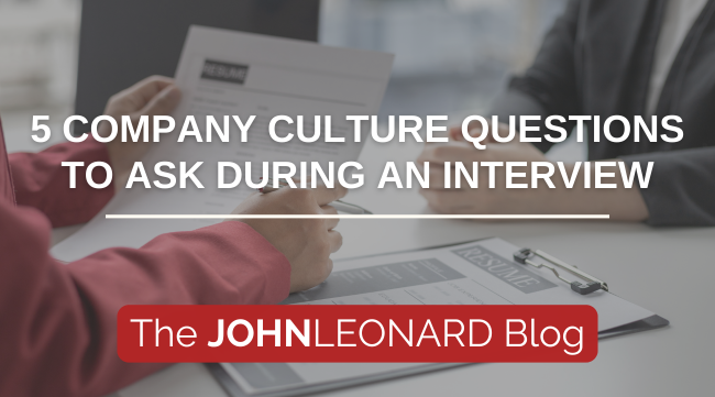 5 Company Culture Questions to Ask During an Interview