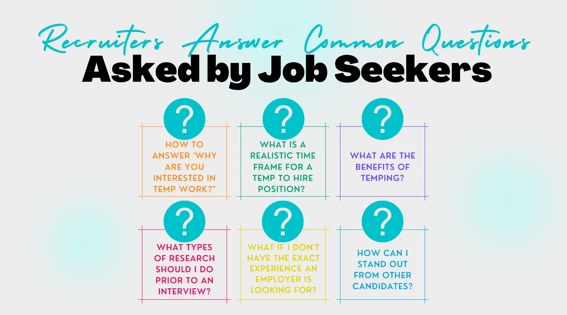 Recruiters Answer Common Questions Asked By Job Seekers (1)