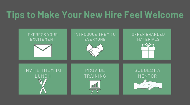 Tips to Make Your New Hire Feel Welcome (1)