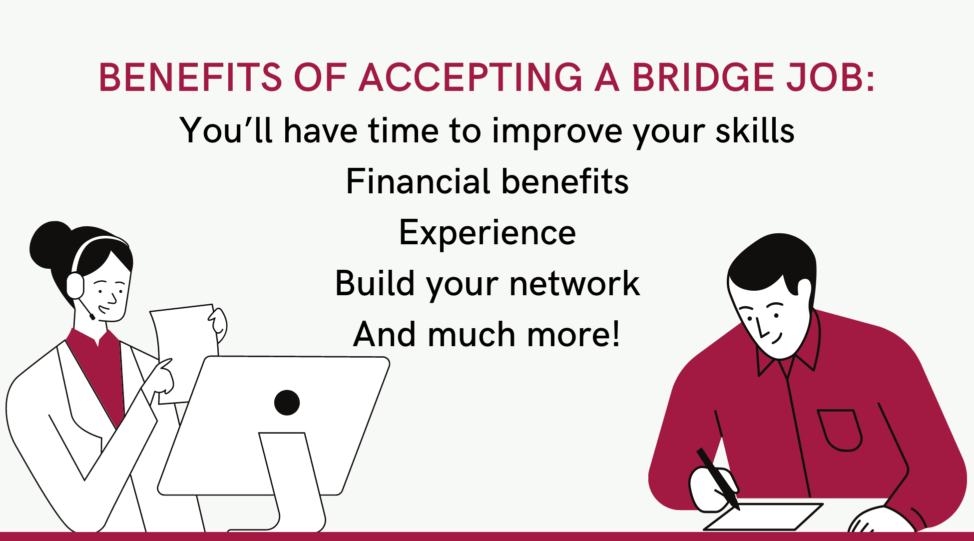 Why You Should Accept a Temporary “Bridge” Job Right Now (1)