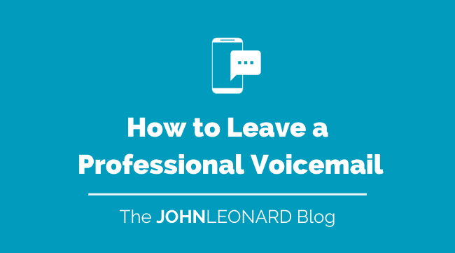 How to Leave a Professional Voicemail