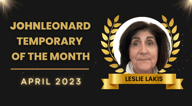 Congratulations to Leslie Lakis!