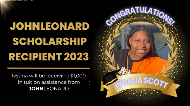 Our 2023 Scholarship Recipient!