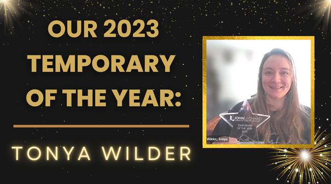 Our 2023 Temporary of the Year: Tonya Wilder