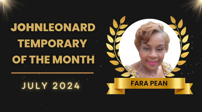 Congratulations Fara Pean!