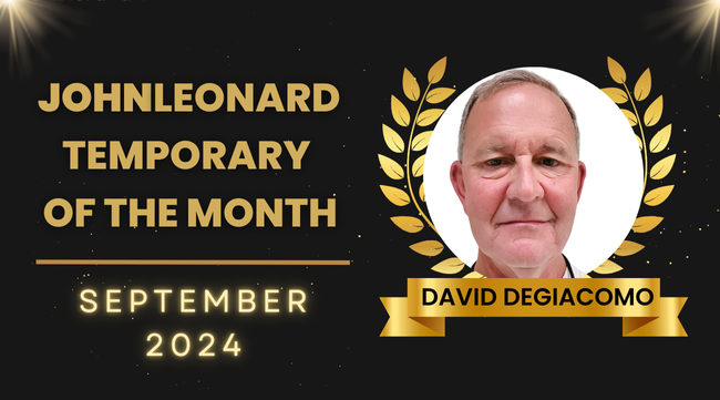 Congratulations David DeGiacomo!