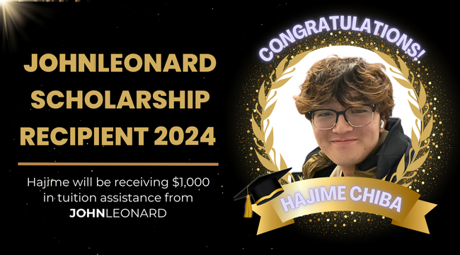 Our 2024 Scholarship Recipient!