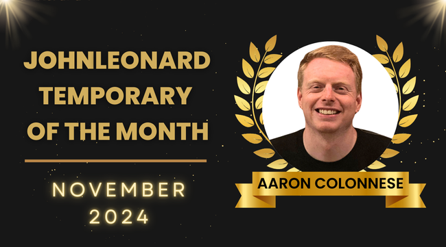 Congratulations to Aaron Colonnese!