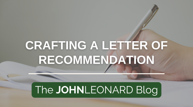 Crafting a Letter of Recommendation