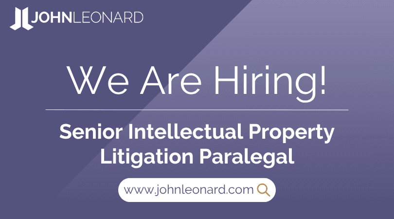 Senior Intellectual Property Litigation Paralegal #32043