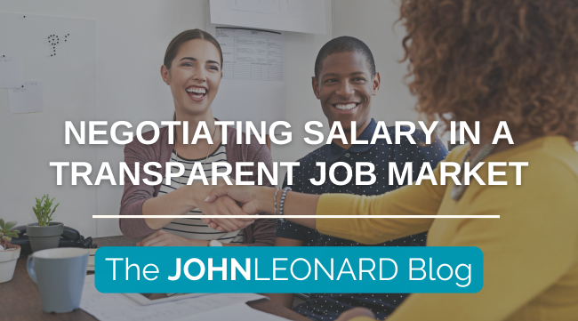 Negotiating Salary in a Transparent Job Market