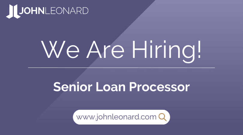 Senior Loan Processor #32379