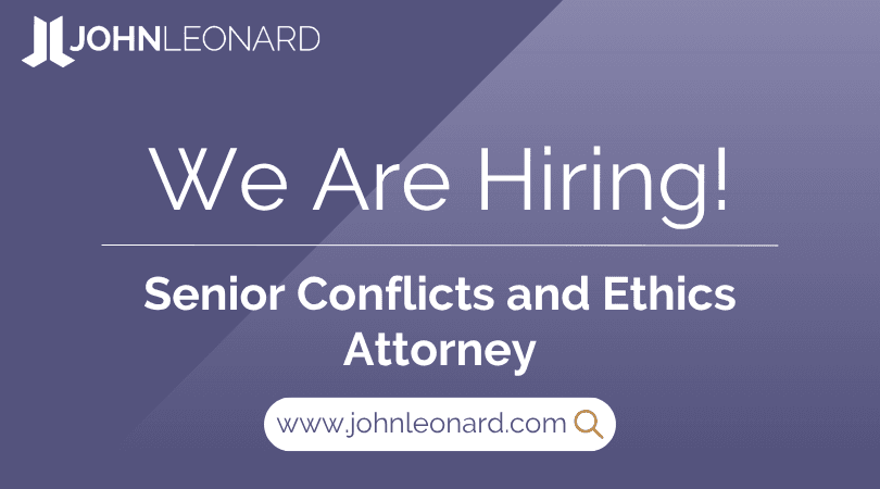 Senior Conflicts and Ethics Attorney #32468