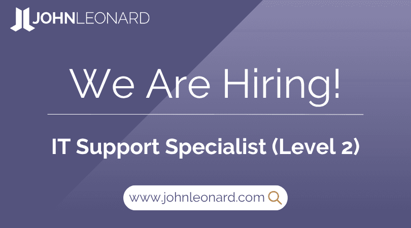 IT Support Specialist (Level 2) #32553