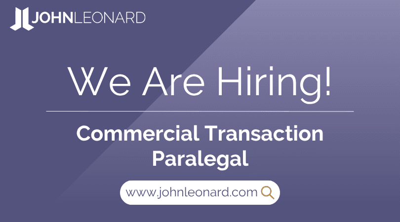 Commercial Transaction Paralegal #32606