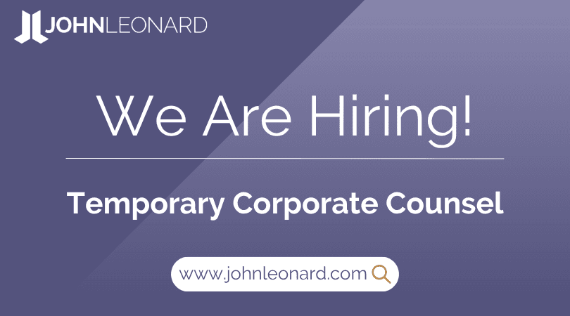 Temporary Corporate Counsel #32622